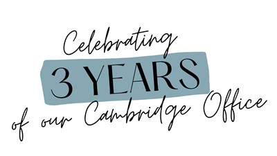 Cambridge Office 3 Year Anniversary